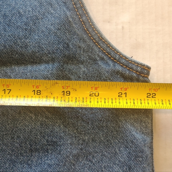 Levi's Sansome Blue Denim Vest Size Medium - Picture 15 of 16